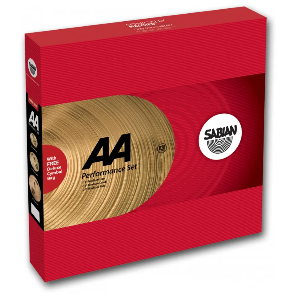 SABIAN AA SPECIAL PERFORMANCE SET 3 PIATTI