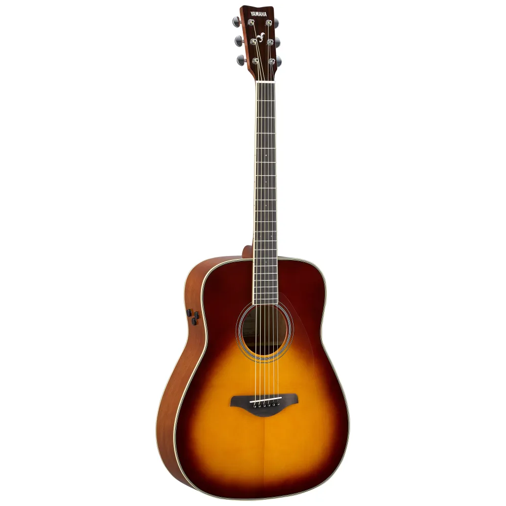 YAMAHA FG-TA TRANSACOUSTIC BROWN SUNBURST