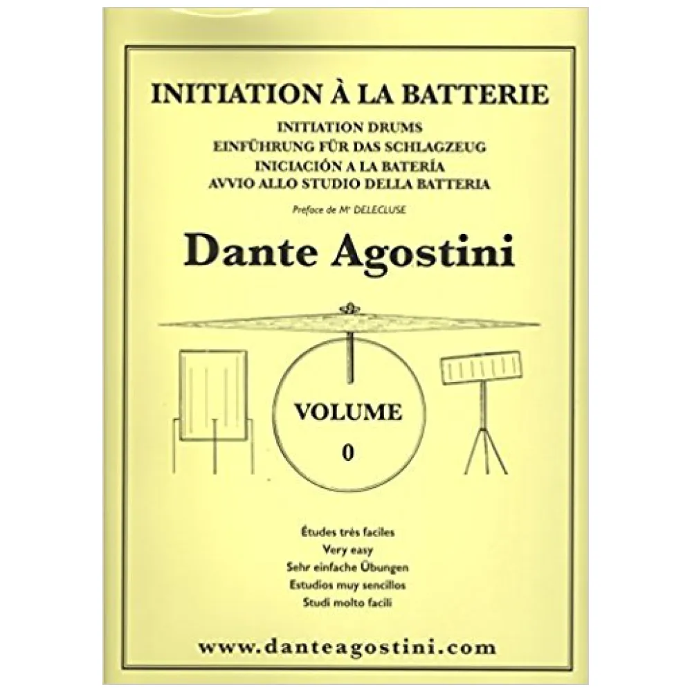 DANTE AGOSTINI INITIATION A LA BATTERIE –