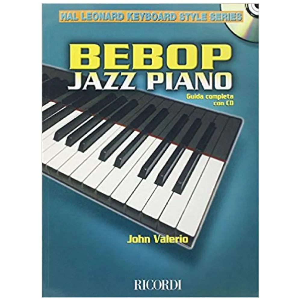 BEBOP JAZZ PIANO – J. VALERIO + CD