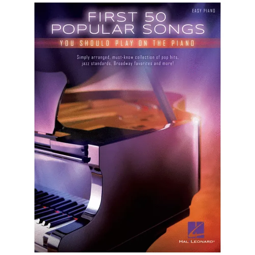 FIRST 50 POPULAR SONGS – EASY PIANO