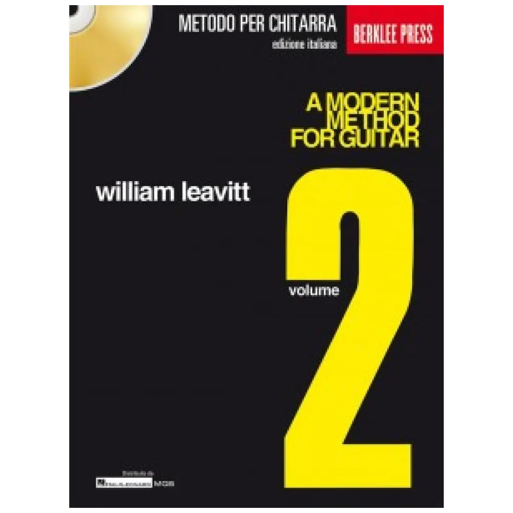 WILLIAM LEAVITT METODO MODERNO PER CHITARRA VOL.2 + CD