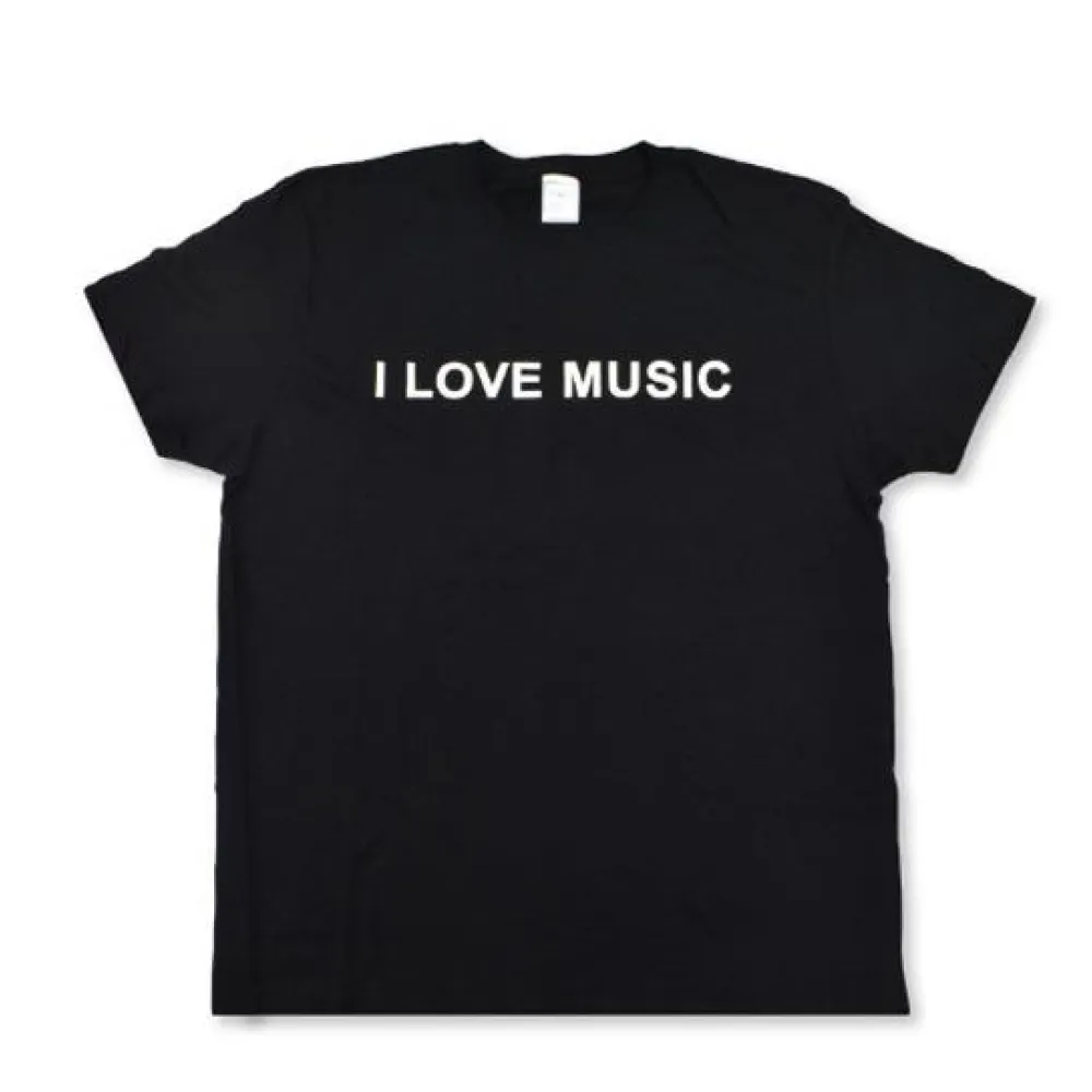 MAGLIETTA NERA M “I LOVE MUSIC”
