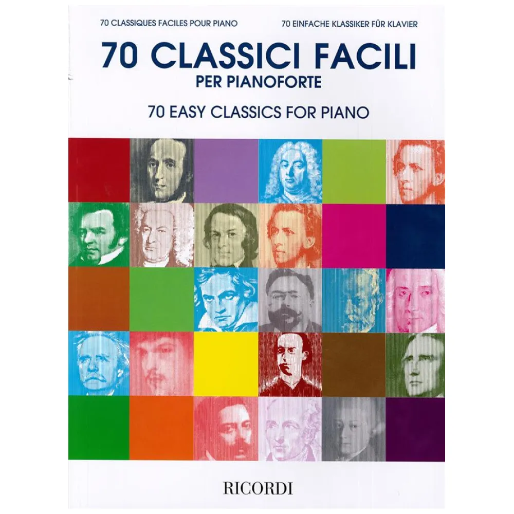 70 CLASSICI FACILI PER PIANOFORTE