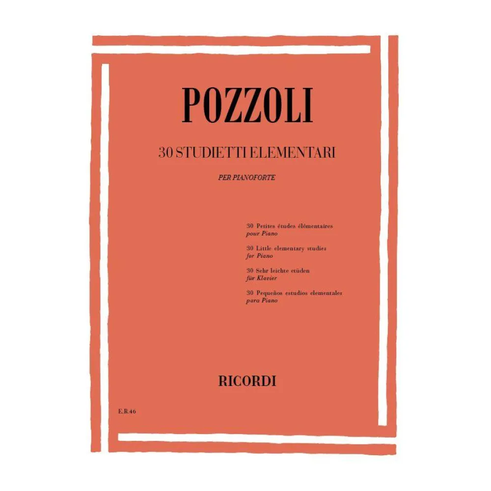 POZZOLI 30 STUDIETTI ELEMENTARI –