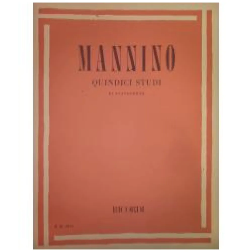 MANNINO QUINDICI STUDI DI PIANOFORTE –