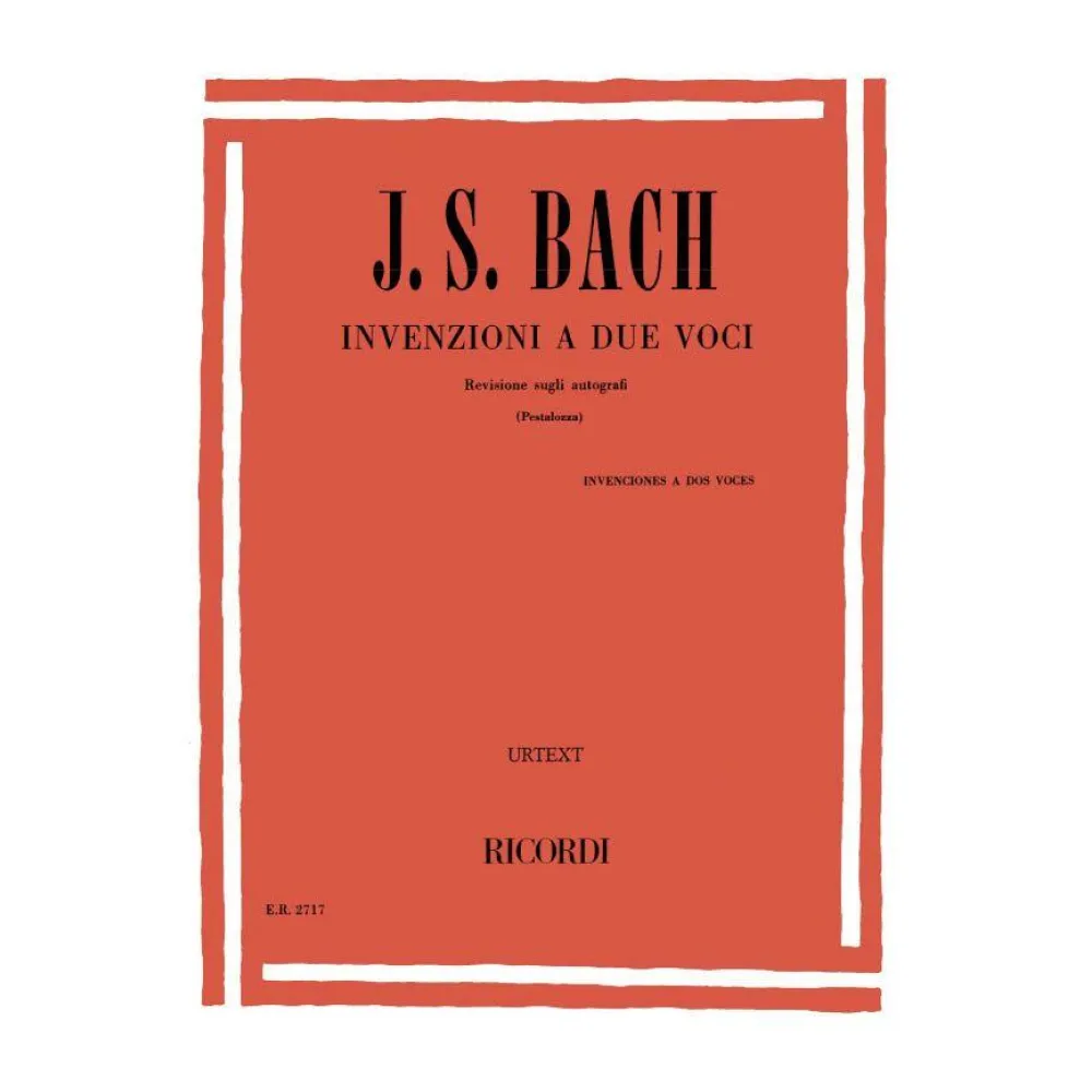 BACH INVENZIONI A DUE VOCI