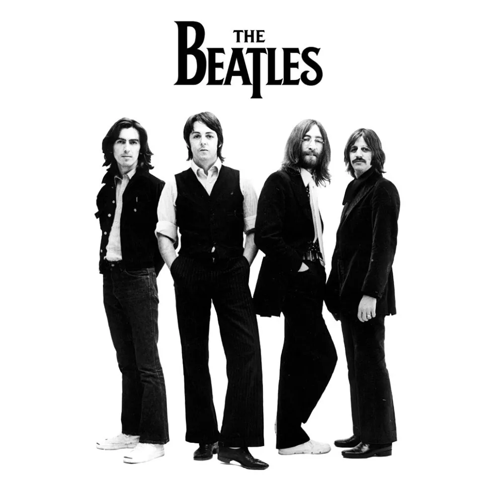 THE BEATLES – WHITE ALBUM GROUP SHOT – WALL POSTER