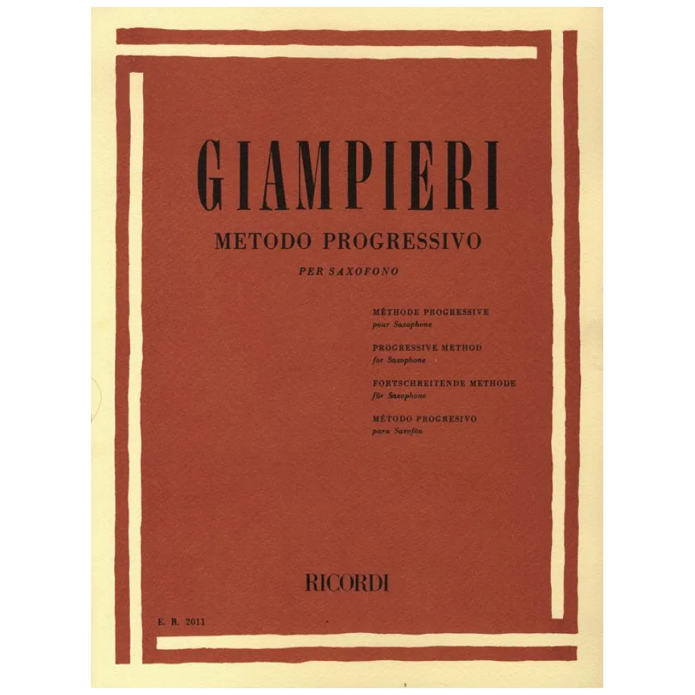 GIAMPIERI METODO PROGRESSIVO PER SAX