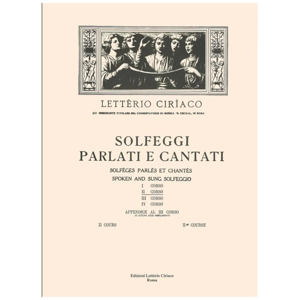 LETTERIO CIRIACO SOLFEGGI PARLATI E CANTATI II CORSO