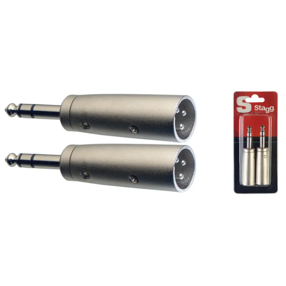 STAGG AC-XMPMH – Adattatore XLR Maschio / Jack Maschio