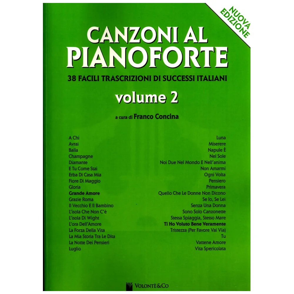 FRANCO CONCINA CANZONI AL PIANOFORTE VOL II°