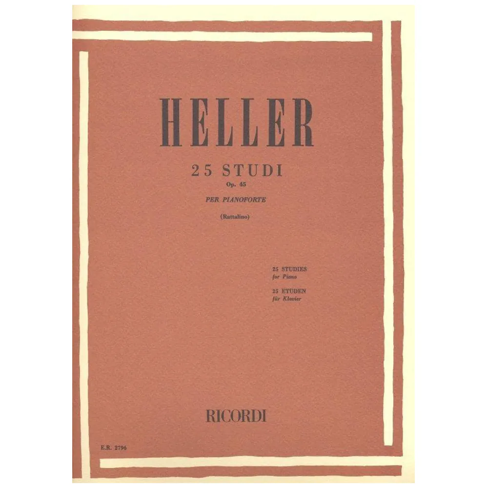 HELLER 25 STUDI OP.45 RICORDI