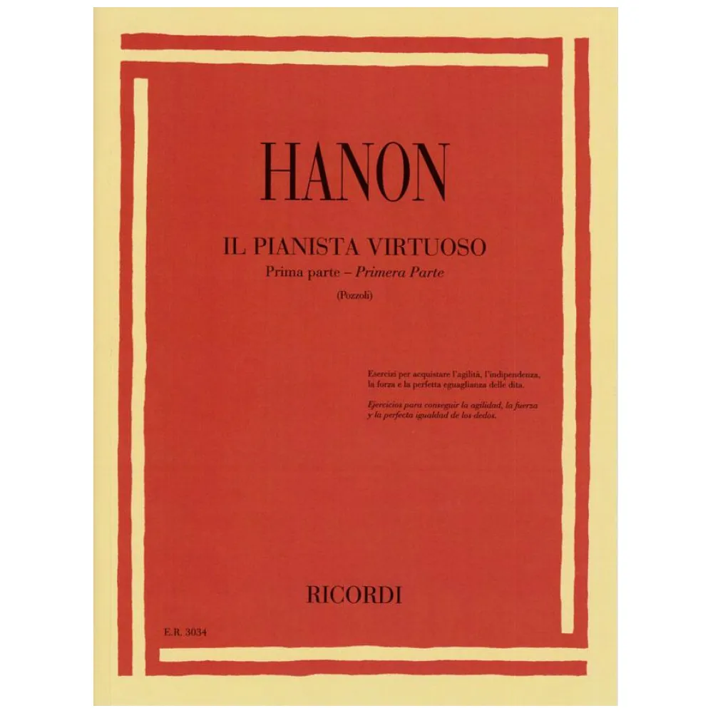 HANON IL PIANISTA VIRTUOSO PRIMA PARTE