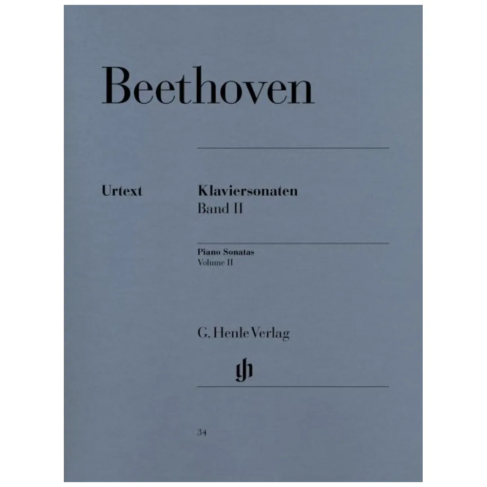 BEETHOVEN SONATE VOLUME II ED. HENLE VERLAG (URTEXT)