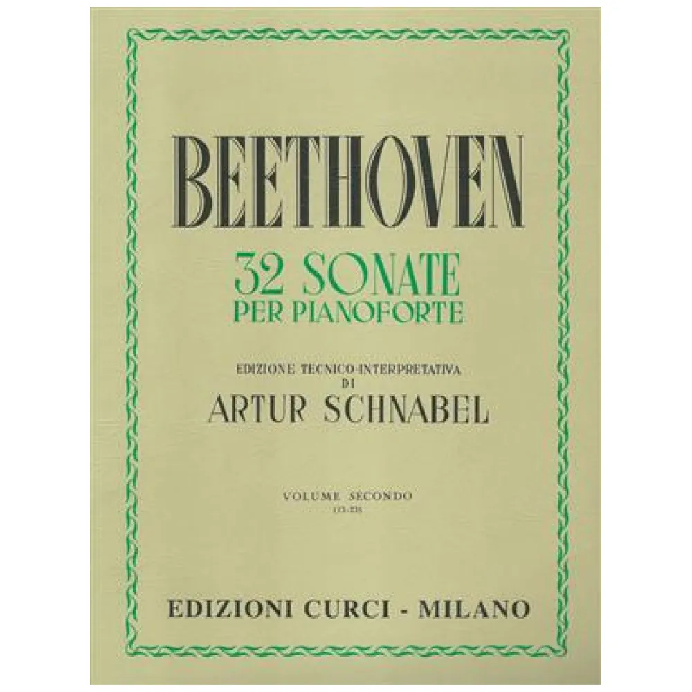 BEETHOVEN SONATE VOLUME II ED. CURCI