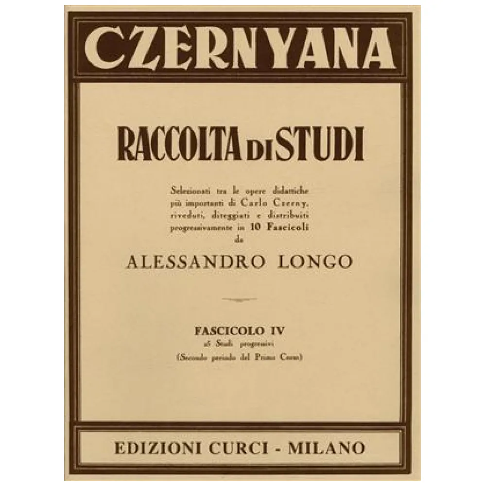 ALESSANDRO LONGO CZERNYANA VOL.IV