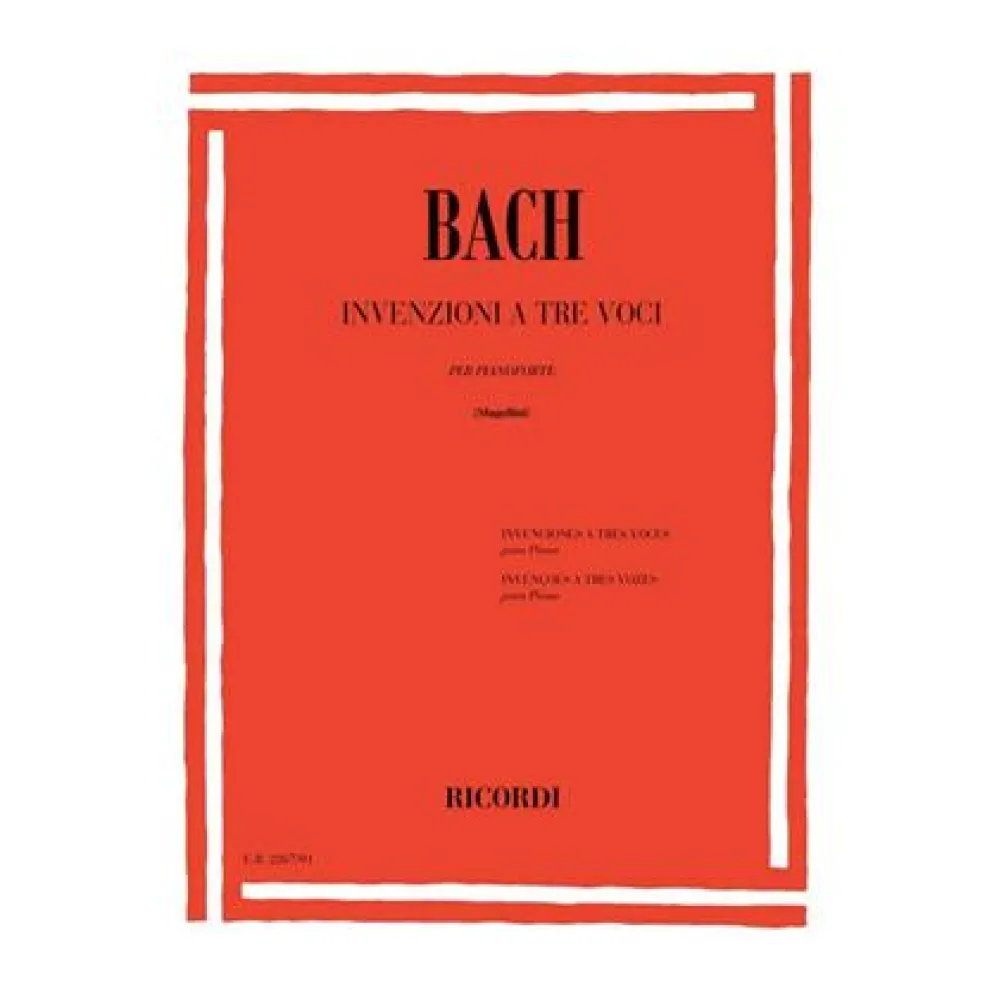 BACH INVENZIONI A TRE VOCI