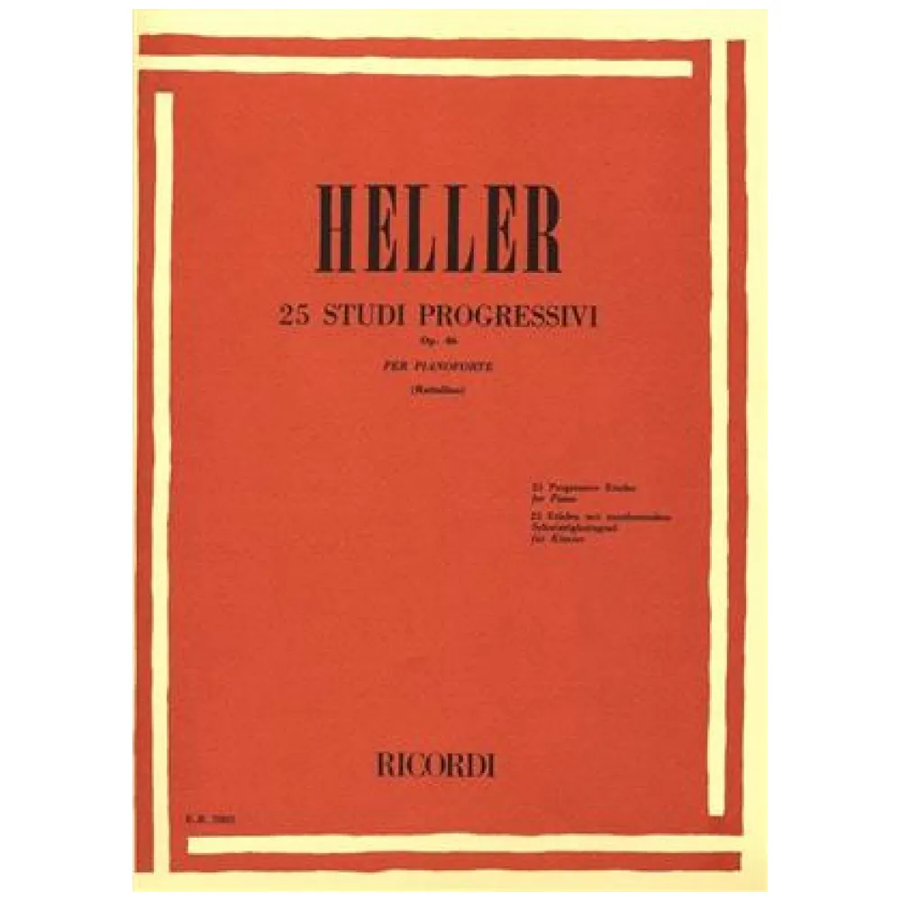 HELLER 25 STUDI OP.46 – ED. RICORDI