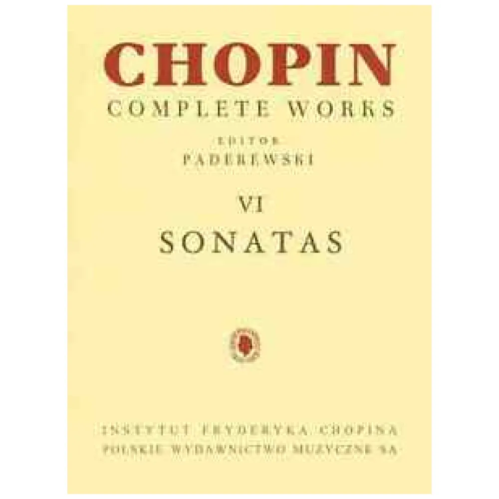 CHOPIN SONATAS COMPLETE WORKS VI (PADEREWSKI)