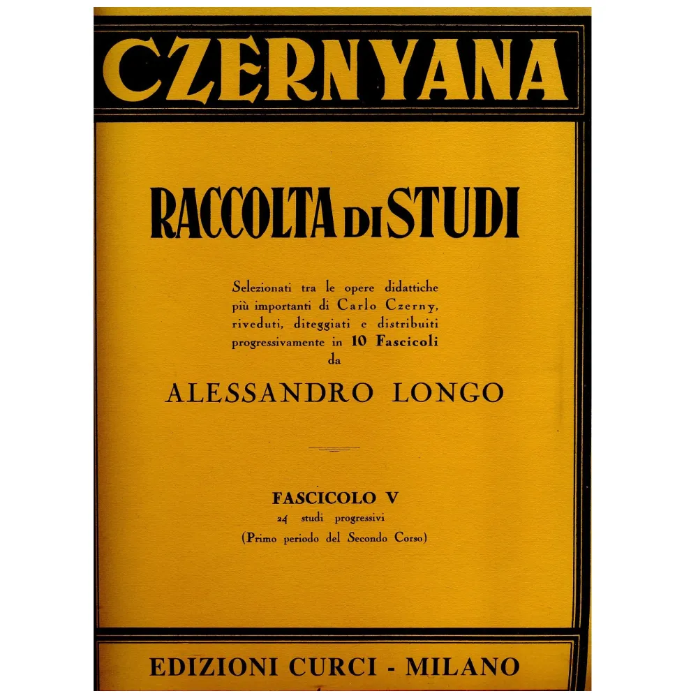 ALESSANDRO LONGO CZERNYANA VOL.V