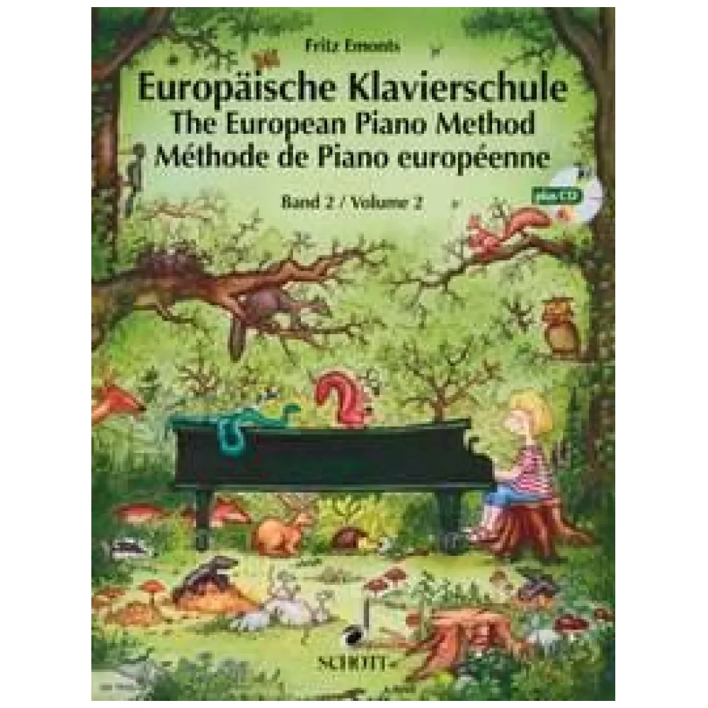 FRITZ EMONTS EUROPAISCHE KLAVIERSCHULE II° + CD