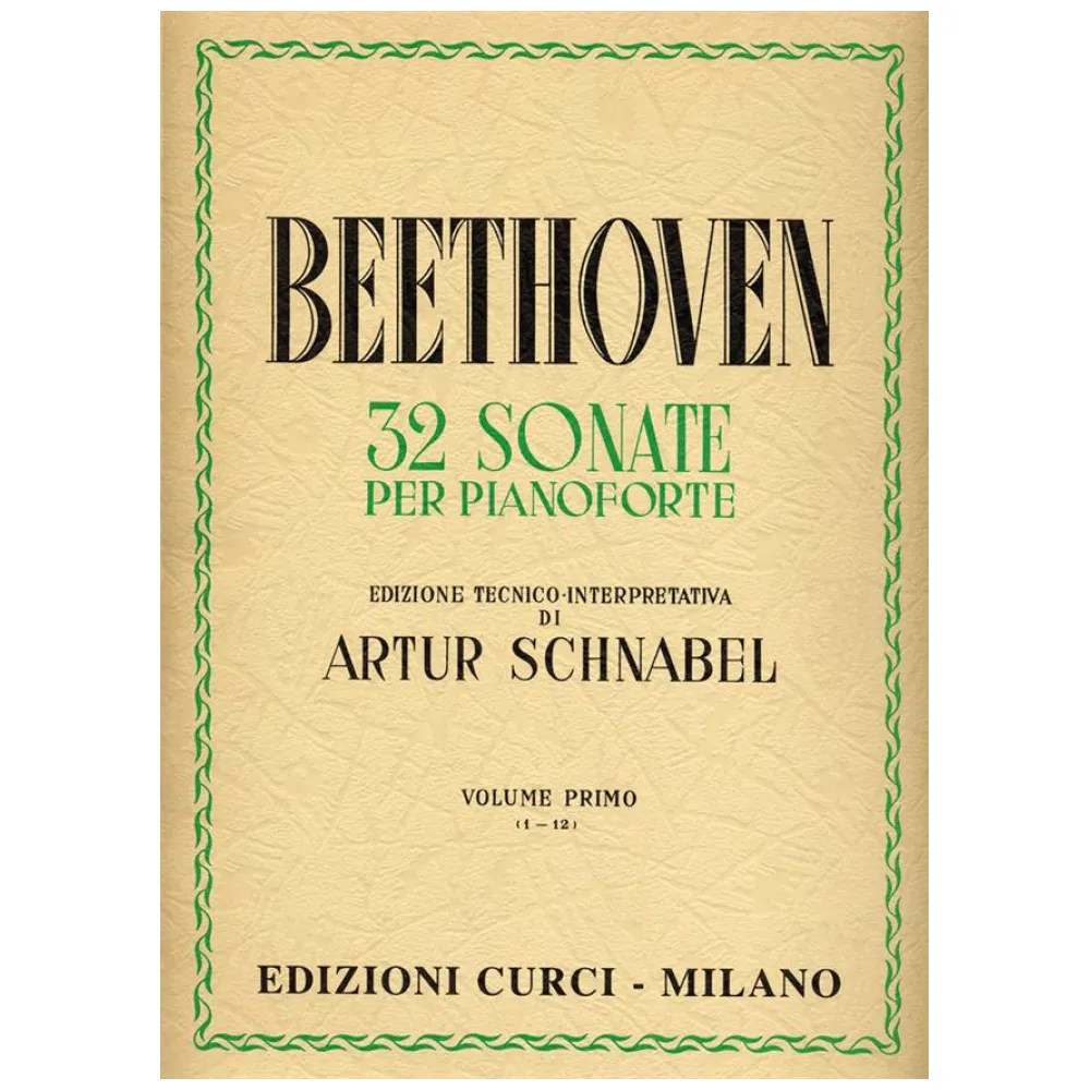 BEETHOVEN SONATE VOLUME I ED. CURCI