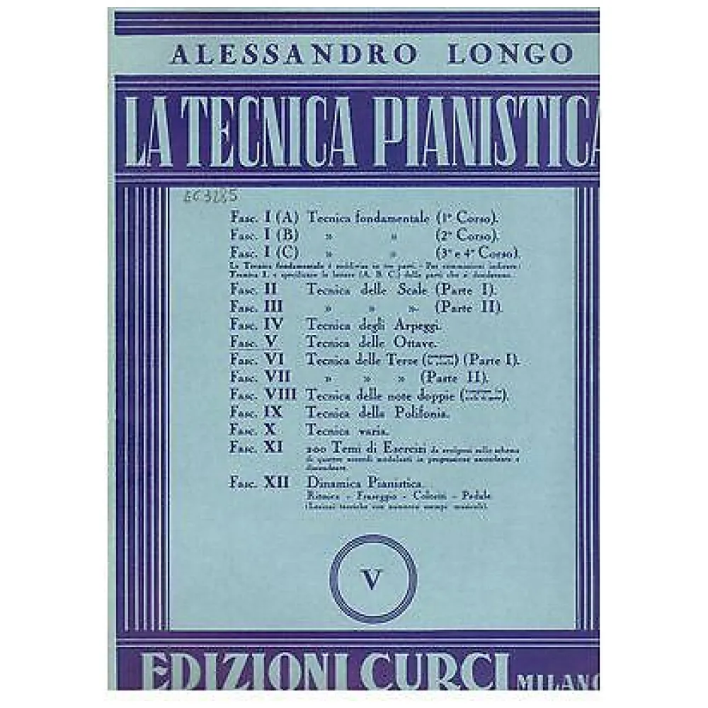 ALESSANDRO LONGO LA TECNICA PIANISTICA V