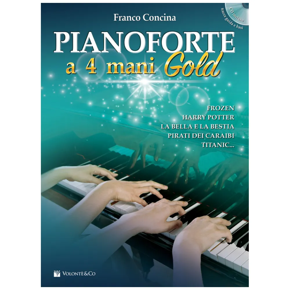 FRANCO CONCINA PIANOFORTE A 4 MANI GOLD