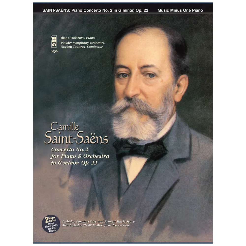 SAINT SAENS CONC. N°2 FOR PIANO E ORCHESTRA IN G MINOR OP. 22 + CD
