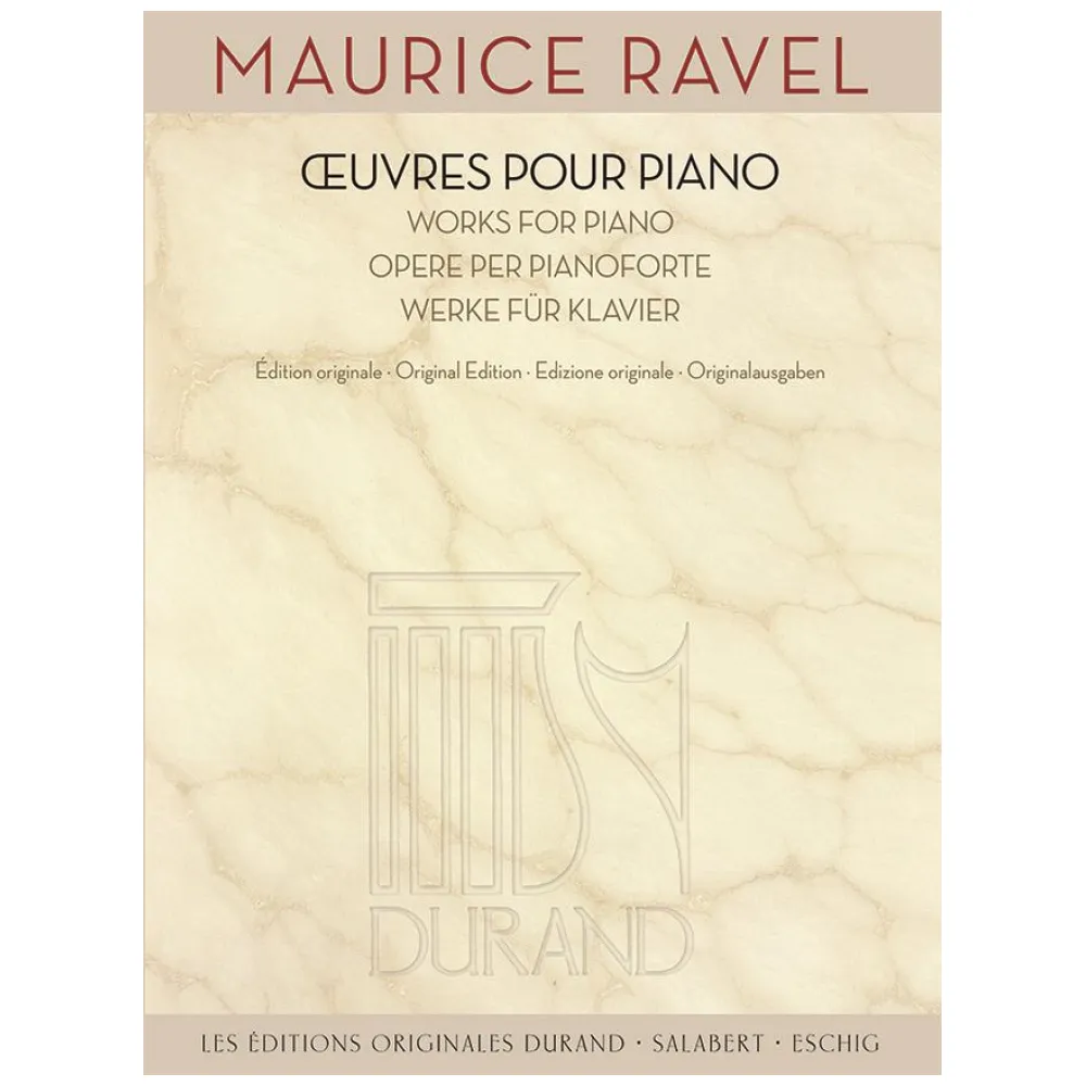 MAURICE RAVELCEUVRES POUR PIANO ED. DURAND