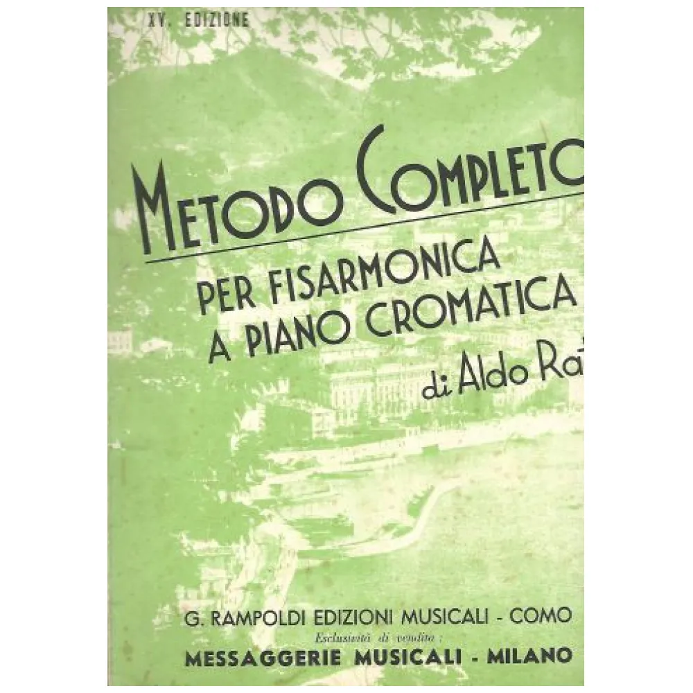 ALDO RATTI METODO COMPLETO PER FISARMONICA A PIANO CROMATICA