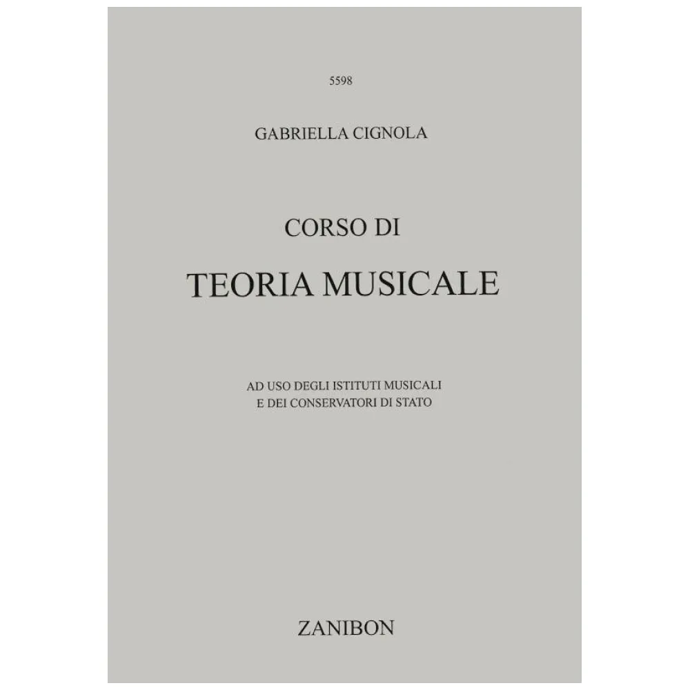 GABRIELLA CIGNOLA CORSO DI TEORIA MUSICALE