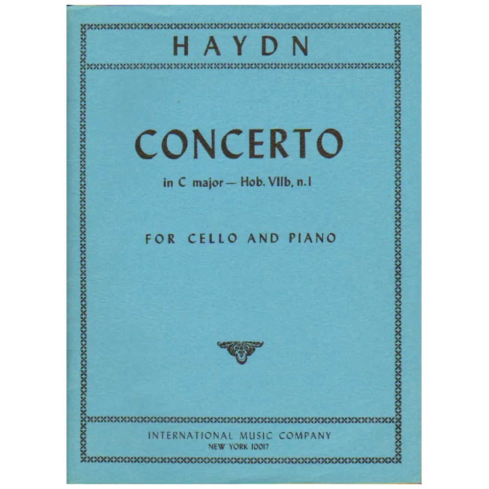 HAYDN CONCERTO IN C MINOR – HOB. VIIB N°1 FOR CELLO AND PIANO