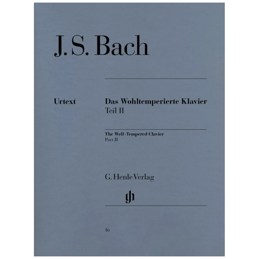 BACH IL CLAVICEMBALO BEN TEMPERATO VOL. II° HENLE VERLAG