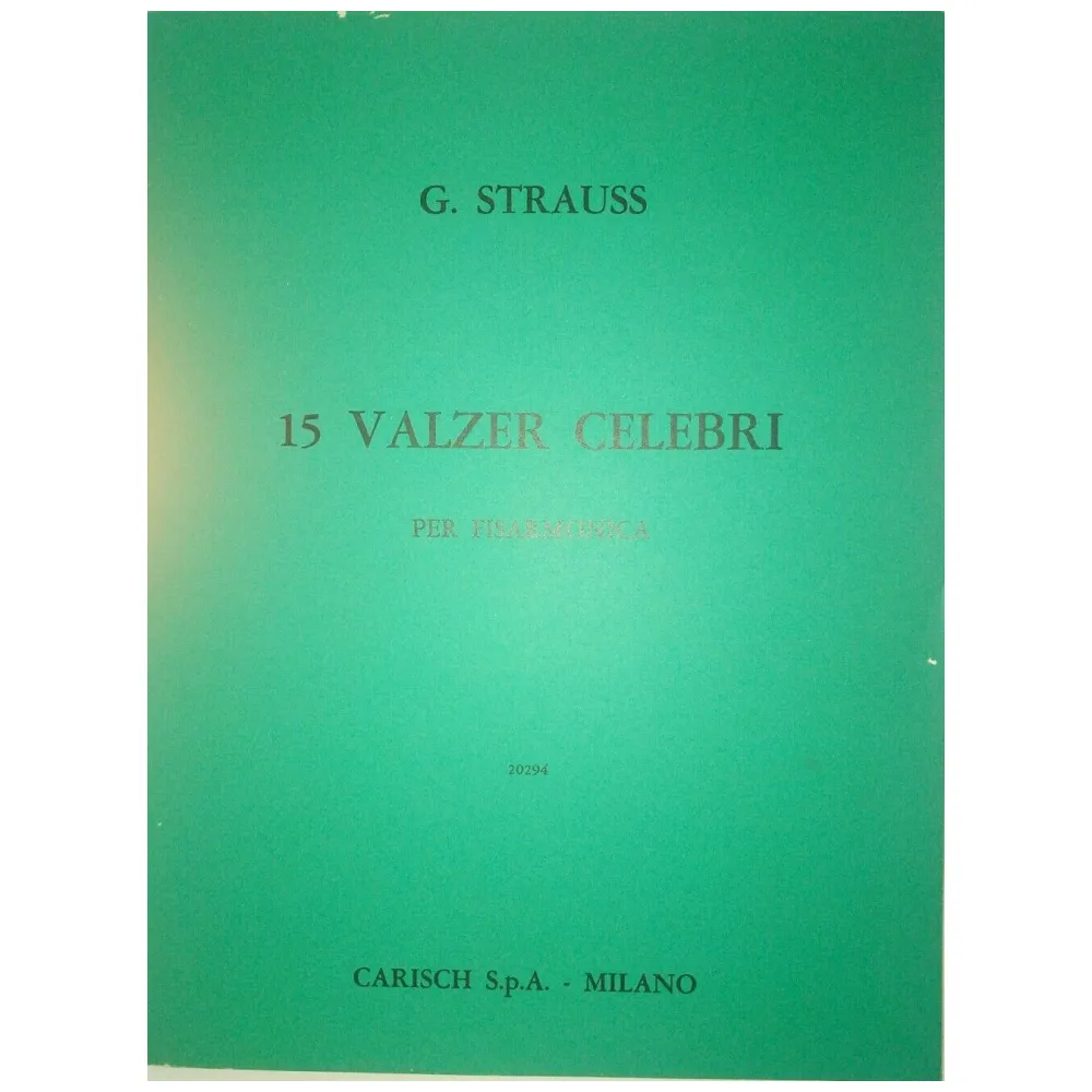 G. STRAUSS 15 VALZER CELEBRI PER FISARMONICA