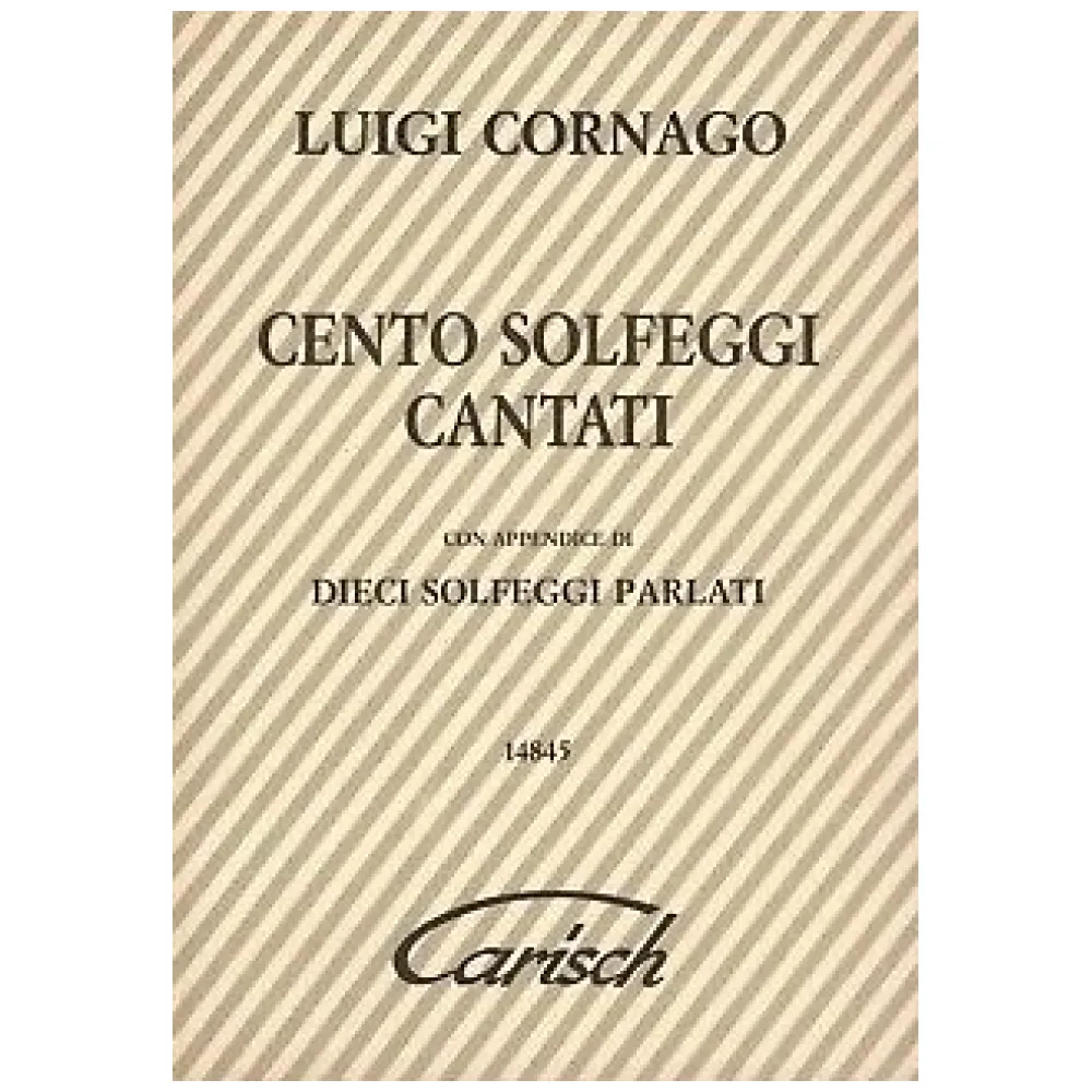 LUIGI CORNAGO CENTO SOLFEGGI CANTATI