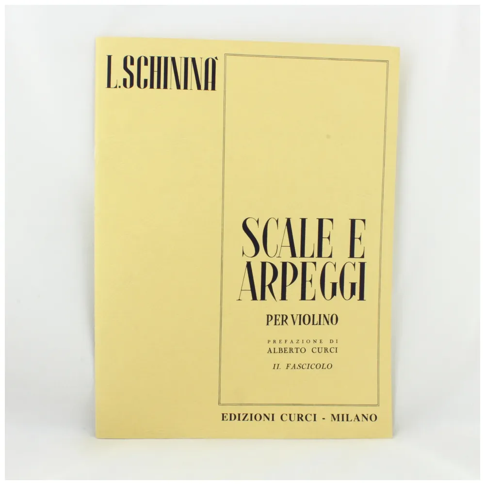 LUIGI SCHININA’ – SCALE E ARPEGGI PER VIOLINO II