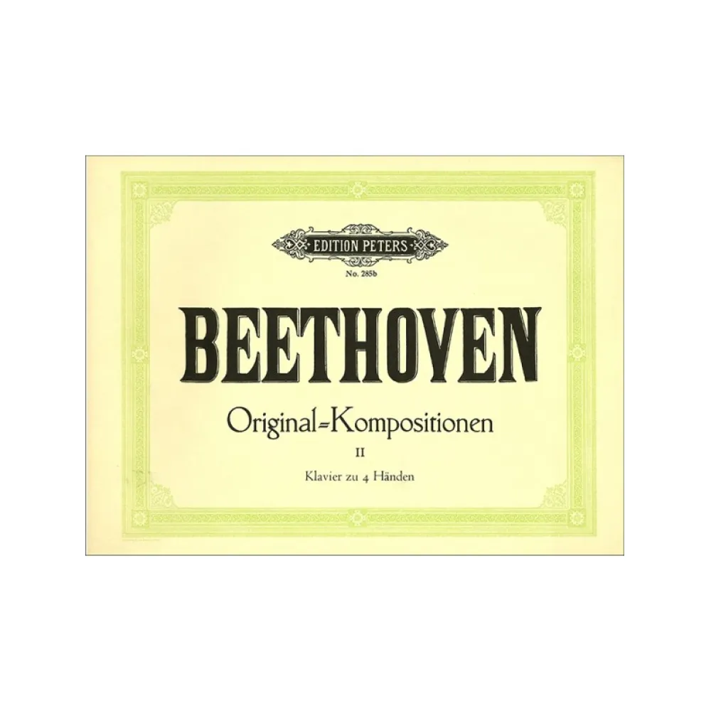 BEETHOVEN ORIGINAL KOMPOSITIONEN II° PIANOFORTE 4 MANI