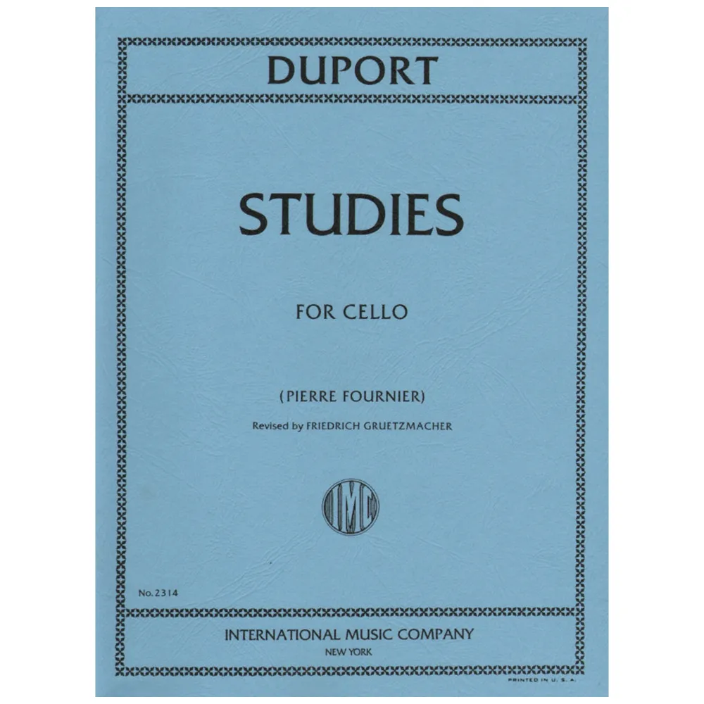 DUPORT STUDIES FOR CELLO