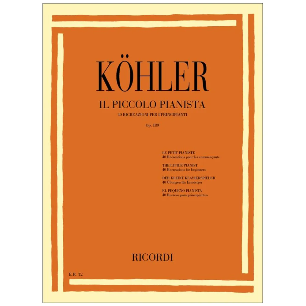 KOHLER IL PICCOLO PIANISTA OP.189