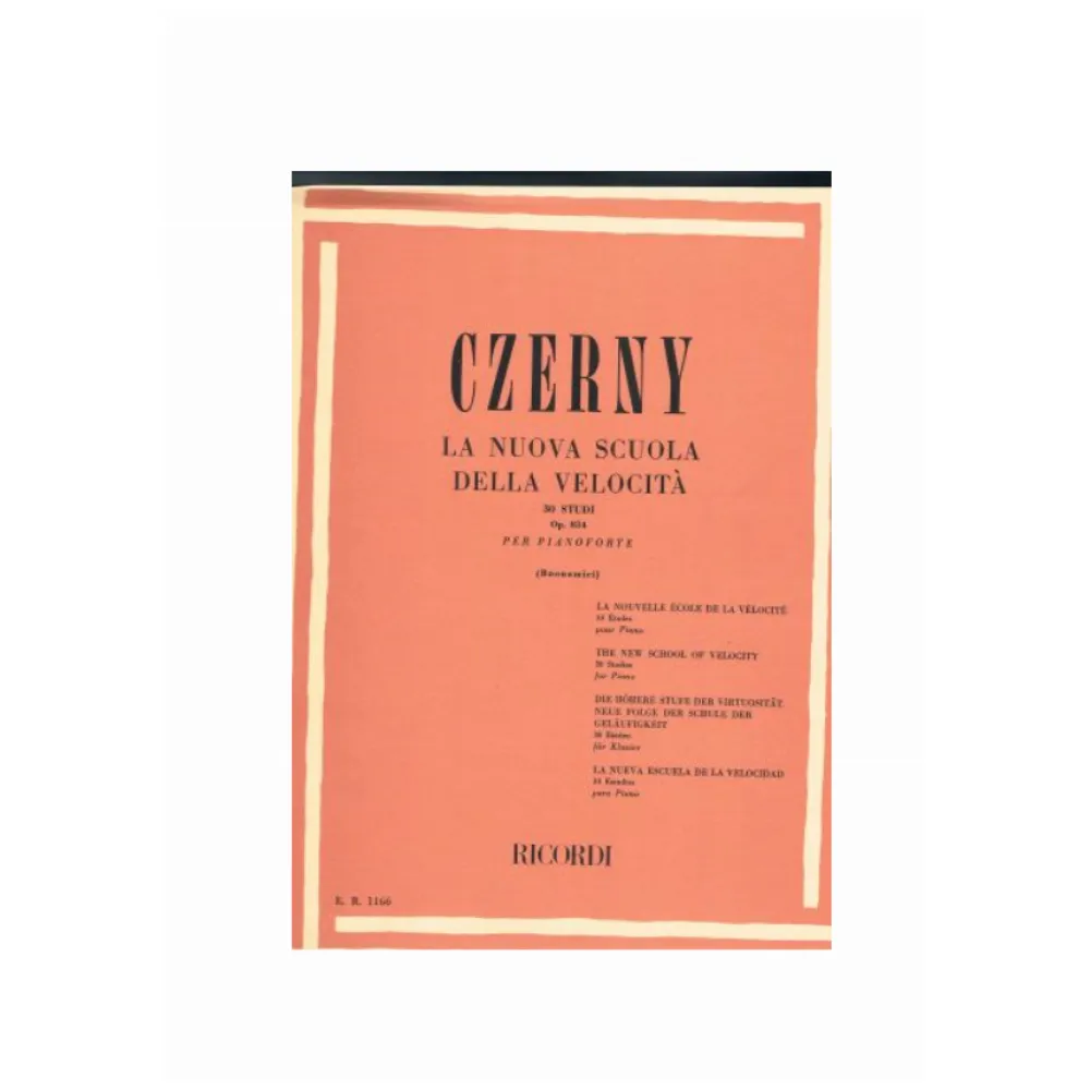 CZERNY OP.834 – 30 STUDI LA NUOVA SCUOLA DELLA VELOCITA’