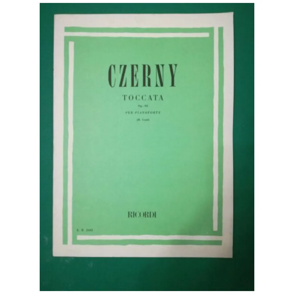 CZERNY TOCCATA OP 92 RICORDI