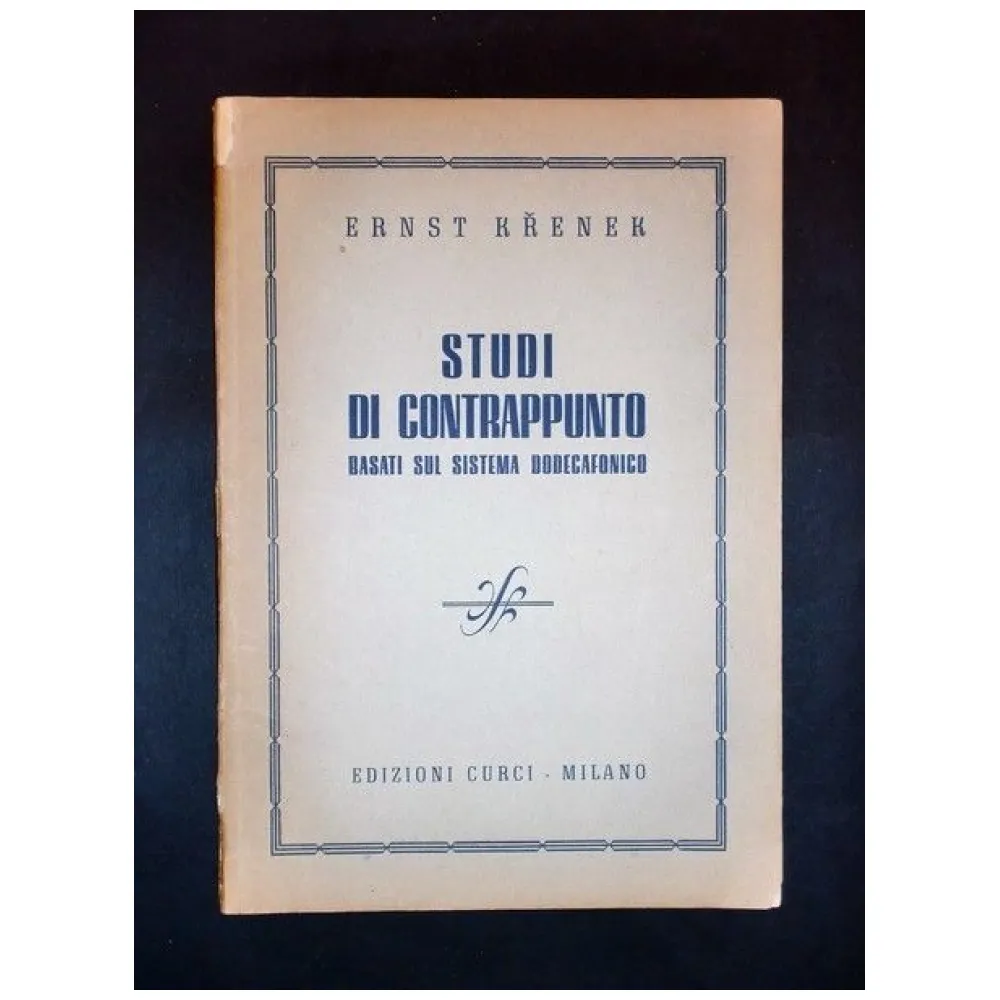 ERNST KRENER STUDI DI CONTRAPPUNTO