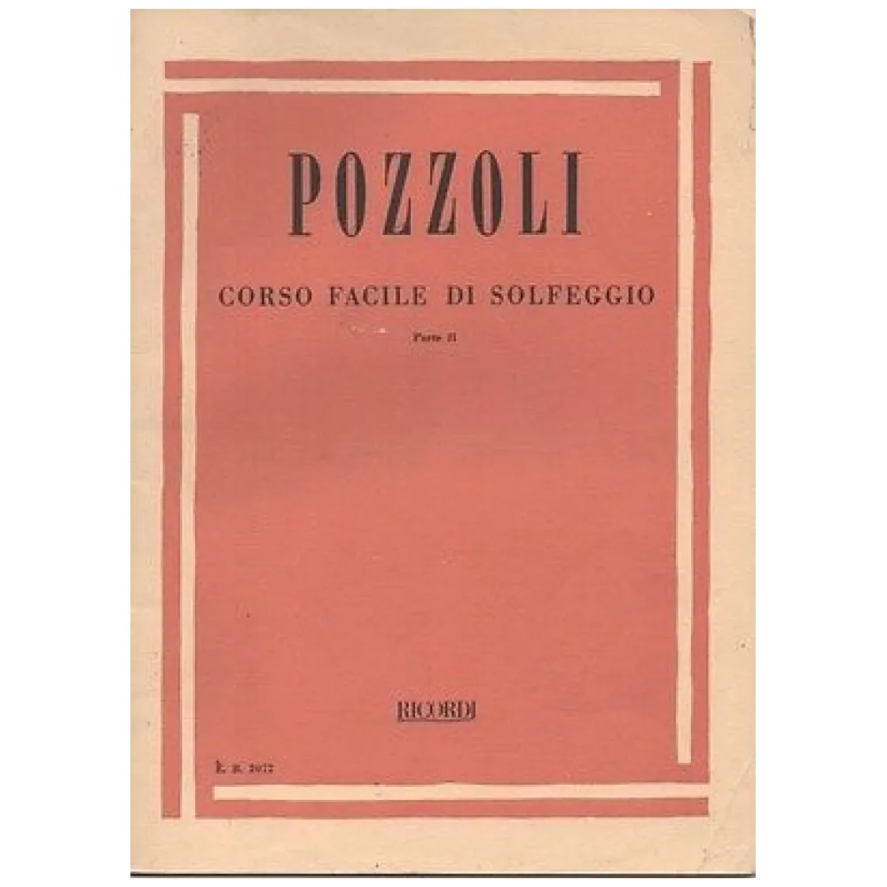 POZZOLI CORSO FACILE DI SOLFEGGIO PARTE 2