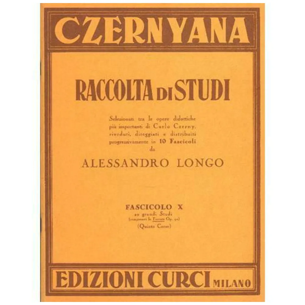 ALESSANDRO LONGO CZERNYANA VOL.X