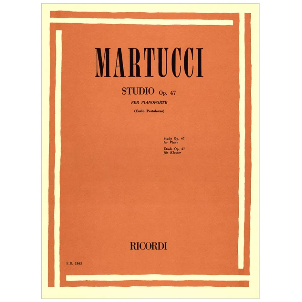 GIUSEPPE MARTUCCI STUDIO OP.47 PER PIANOFORTE