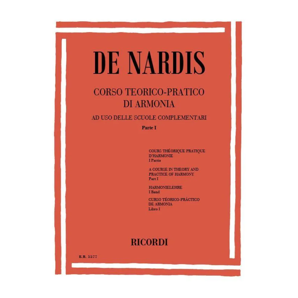 DE NARDIS CORSO TEORICO PRATICO DI ARMONIA I°