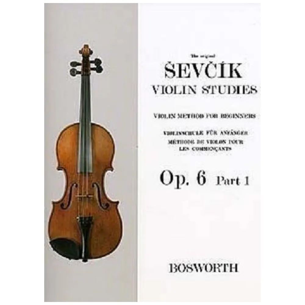 O. SEVCIK VIOLIN STUDIES OPUS 6 PART 1 VIOLIN METHOD FOR BEGINNERS