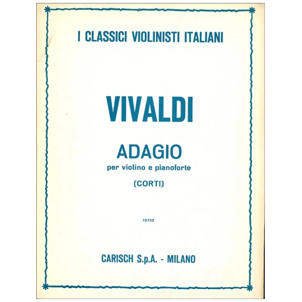 VIVALDI ADAGIO PER VIOLINO E PIANOFORTE